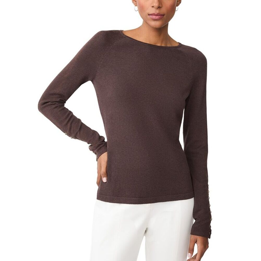 J.Mclaughlin Womens Jamey Sweater, Brown